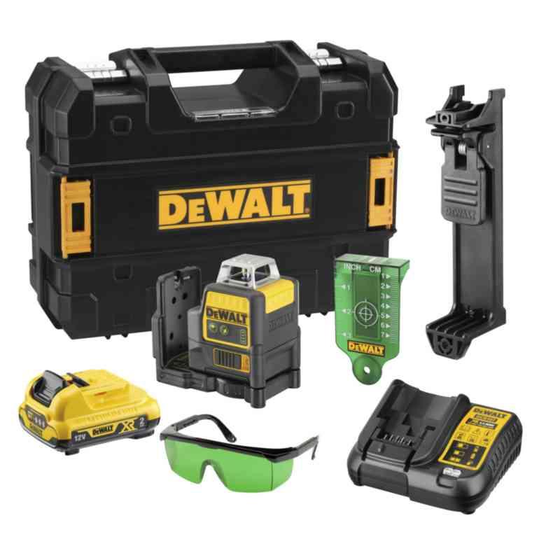 Linjelaser DEWALT DCE0811D1G - LINJELASER 720 12V GRÖN DEWALT DCE0811D1G-QW