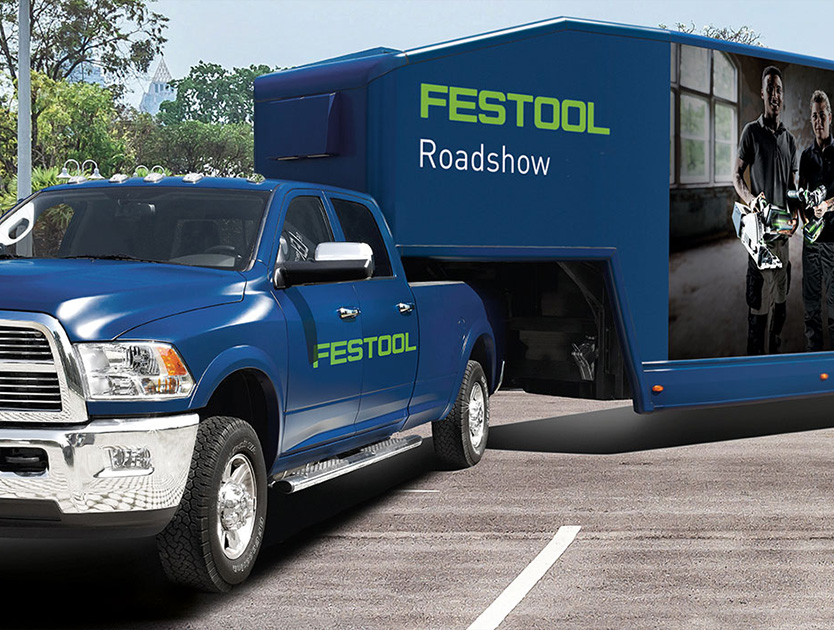 informationsbild, festool roadshow